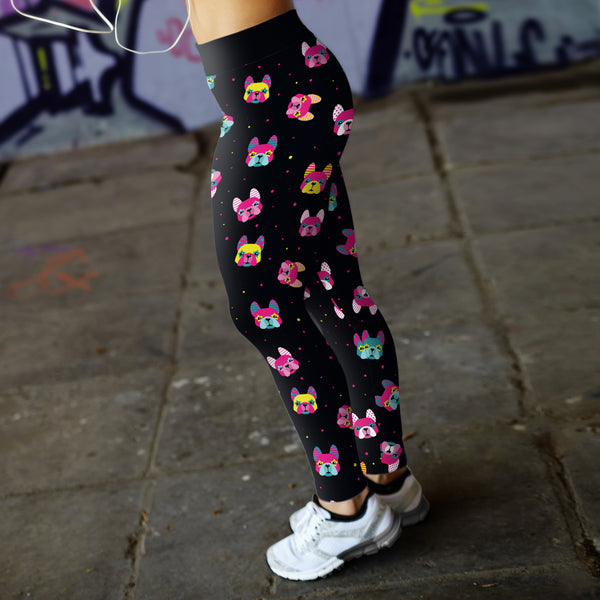 Neon Pitbull Leggings