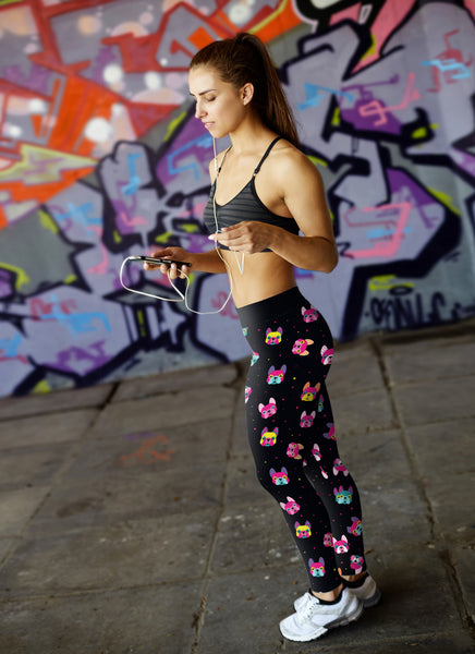 Neon Pitbull Leggings