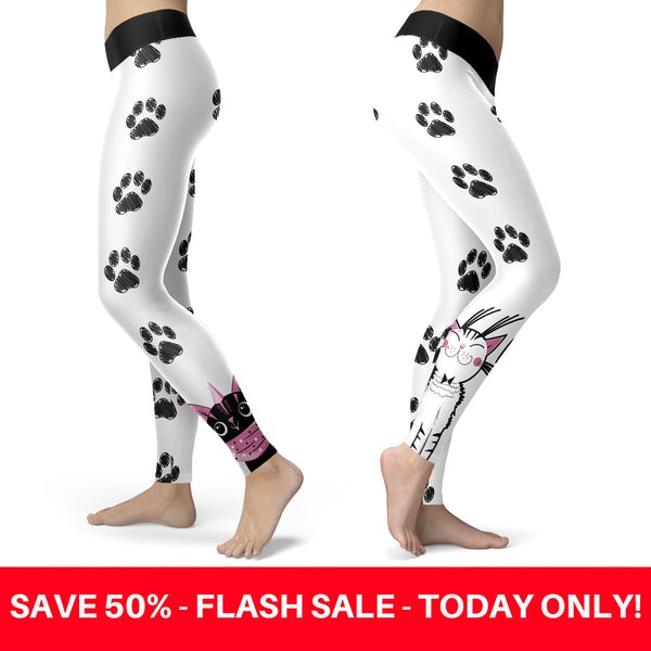 Cats Around the Ankles Leggings