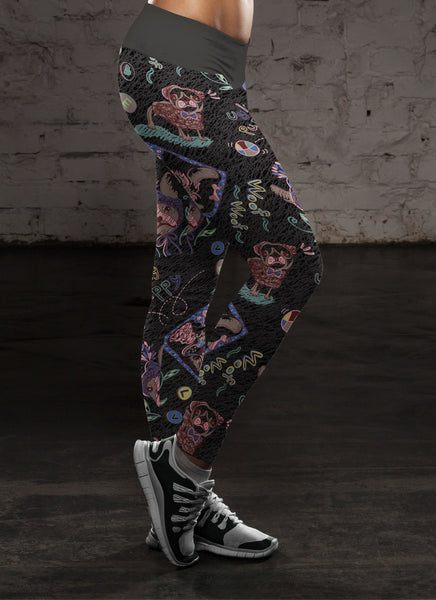 Ugly Puppy Love Black Leggings