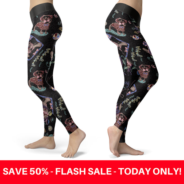Ugly Puppy Love Black Leggings
