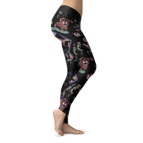 Ugly Puppy Love Black Leggings