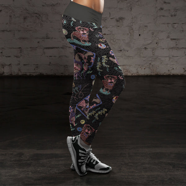 Ugly Puppy Love Black Leggings