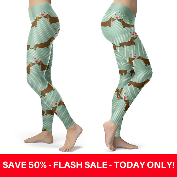 Dachshund Love Leggings