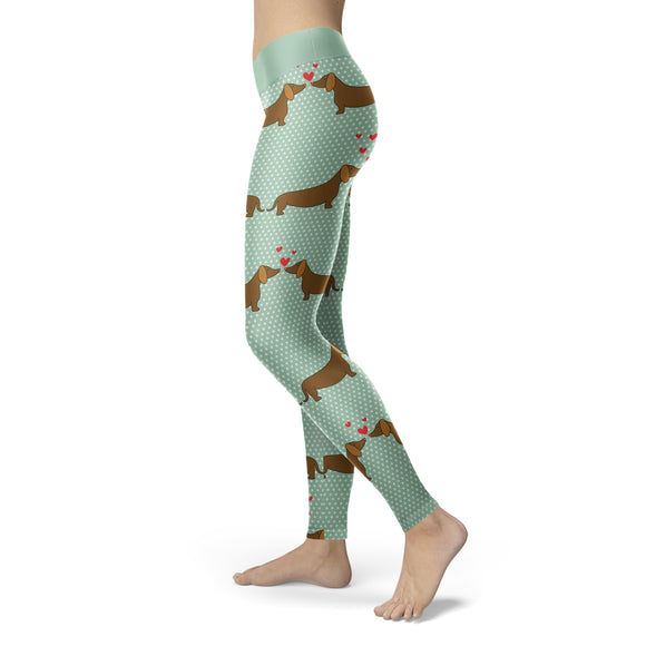 Dachshund Love Leggings