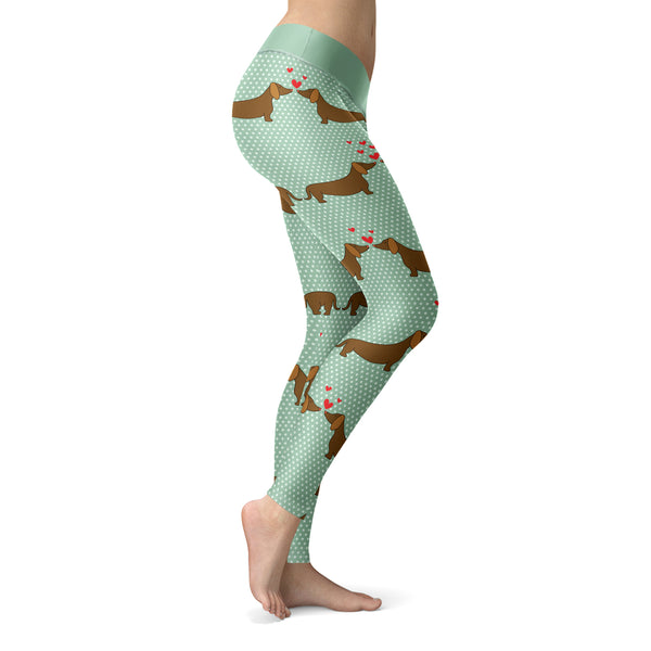 Dachshund Love Leggings