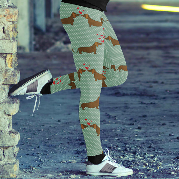 Dachshund Love Leggings