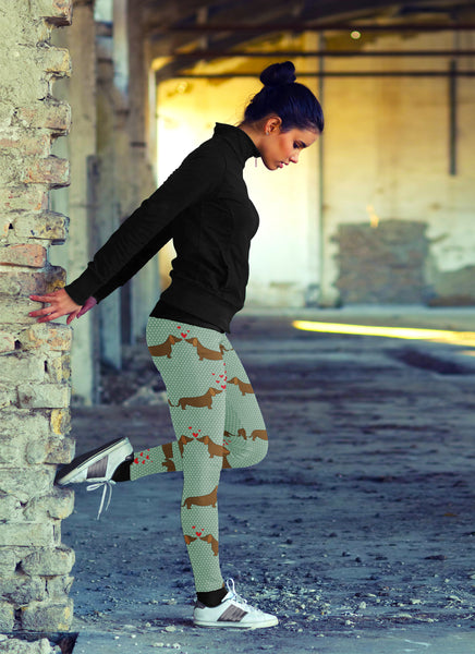 Dachshund Love Leggings