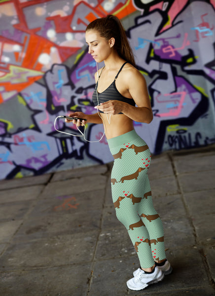 Dachshund Love Leggings