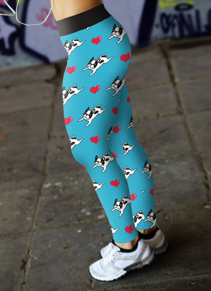 French Bulldog Love Leggings
