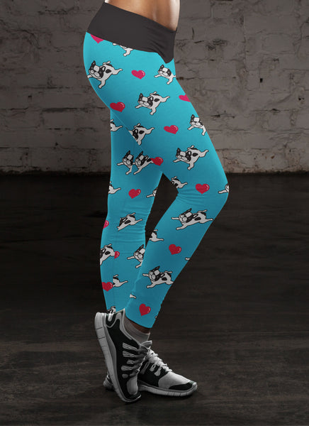 French Bulldog Love Leggings