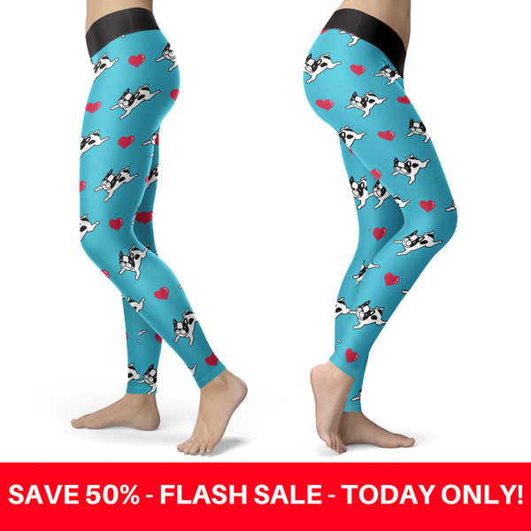 French Bulldog Love Leggings