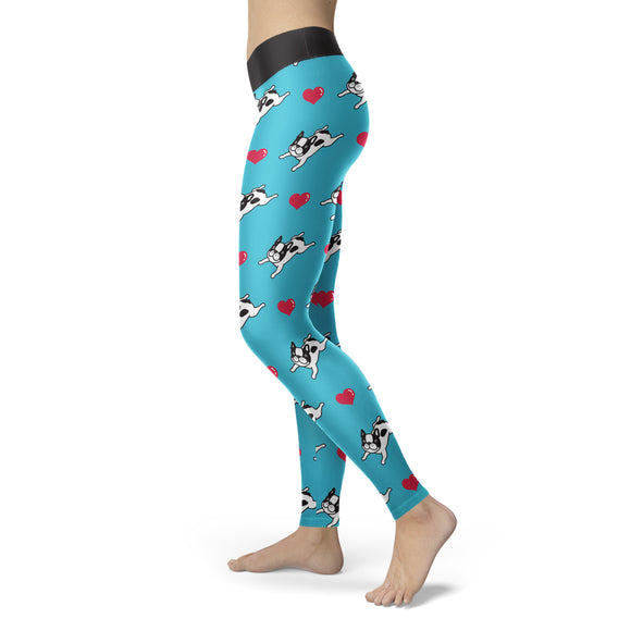 French Bulldog Love Leggings