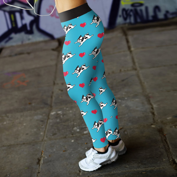 French Bulldog Love Leggings