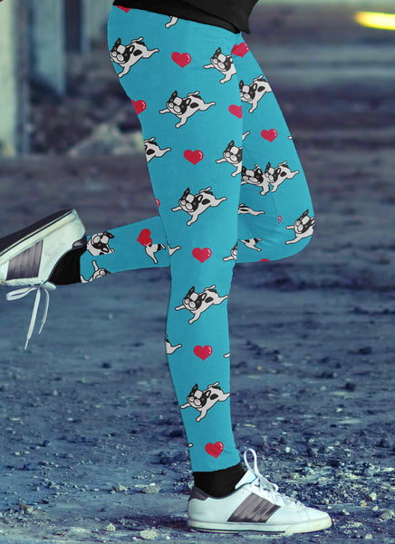 French Bulldog Love Leggings